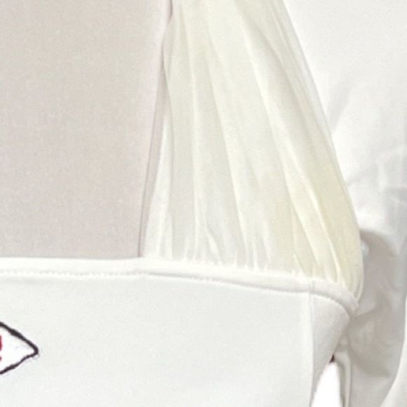 NFL Team Apparel Kansas City Chiefs Mesh Neck Long Sleeve Top White XSmall Large - Picture 9 of 10